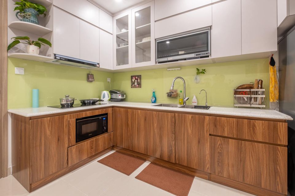Tủ bếp Melamine tại Đông Anh